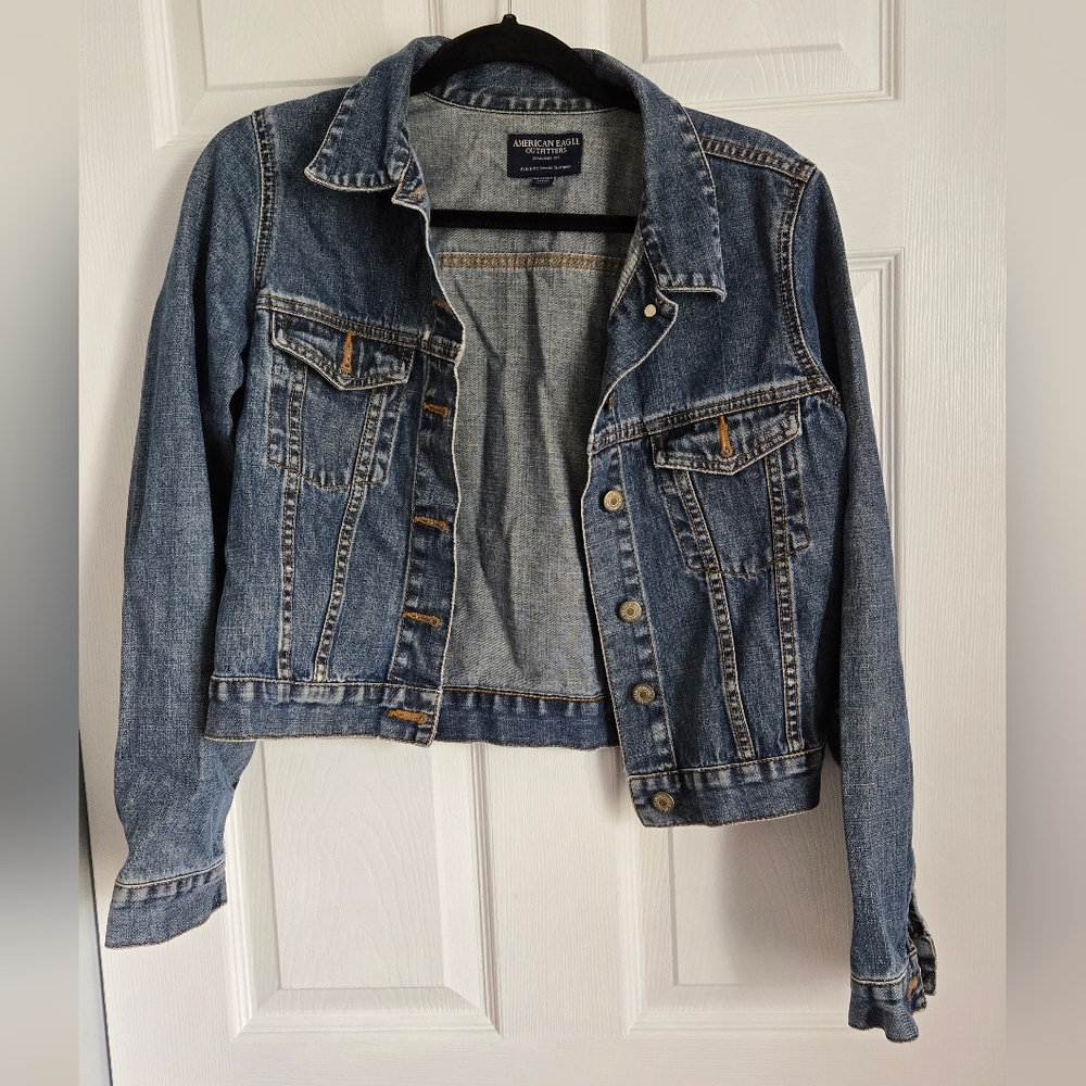 American Eagle Outfitters Blue Denim Jacket